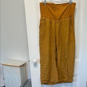 Old Navy Linen Maternity Pants